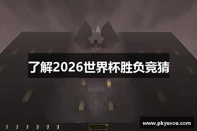 了解2026世界杯胜负竞猜